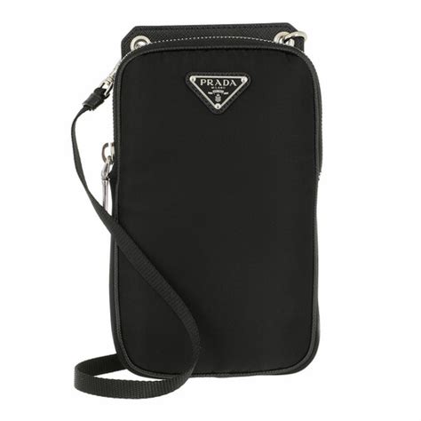 prada black smartphone case bag|Prada nylon phone bag.